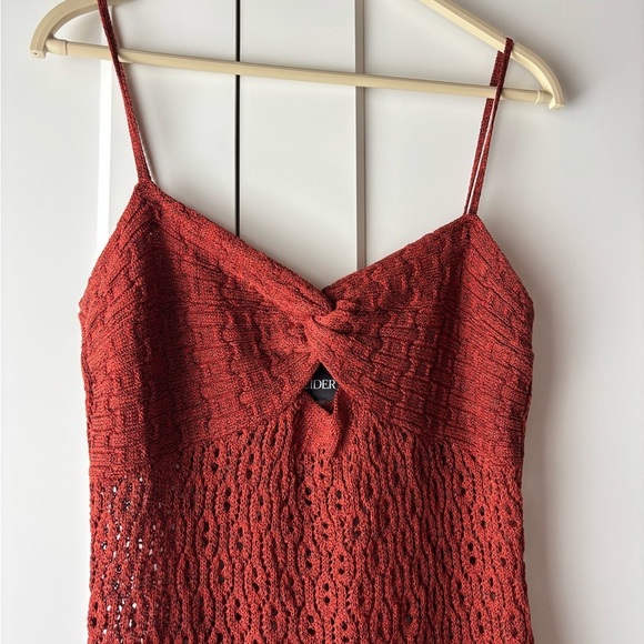 Cider Crochet Dress with Slit - Picture 7 of 9
